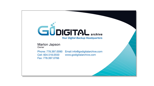 Go Digital Archive - Business Card Design