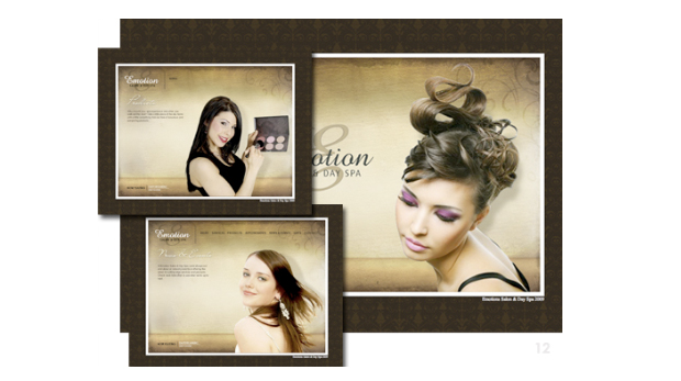 Emotions Salon & Day Spa - Web Design